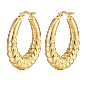 18K GOLD PLATED STAINLESS STEEL EARRINGS
